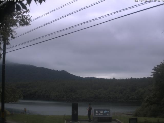 西湖からの富士山