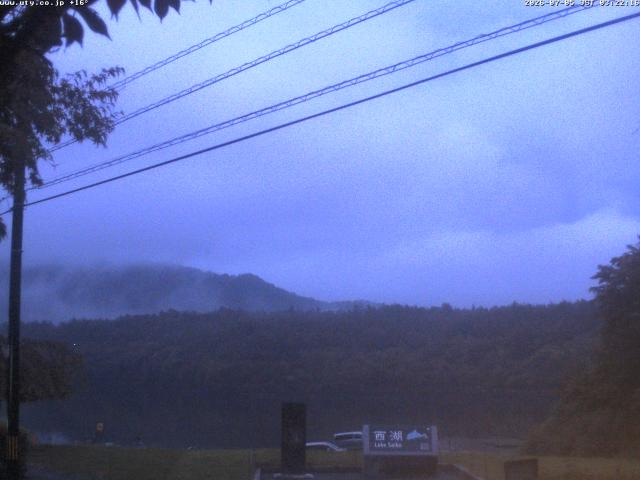 西湖からの富士山
