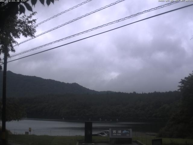 西湖からの富士山