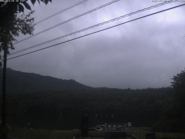 西湖からの富士山