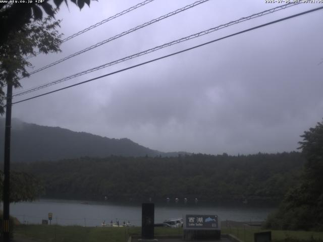 西湖からの富士山