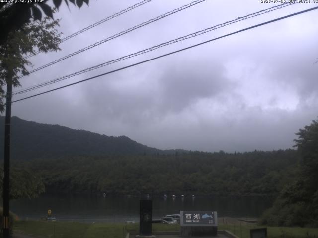 西湖からの富士山