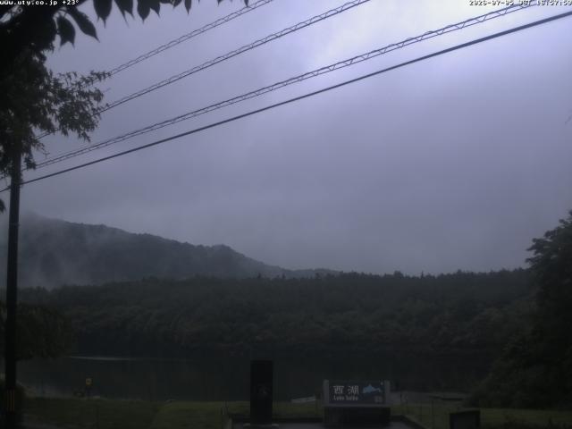 西湖からの富士山