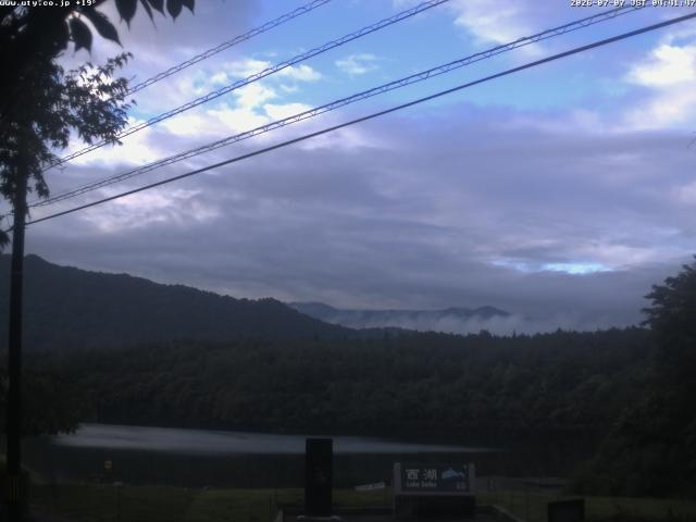 西湖からの富士山