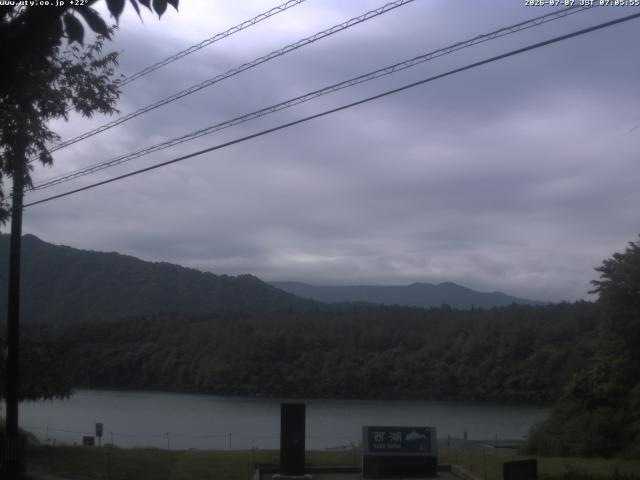 西湖からの富士山