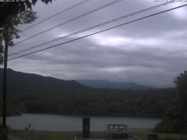 西湖からの富士山