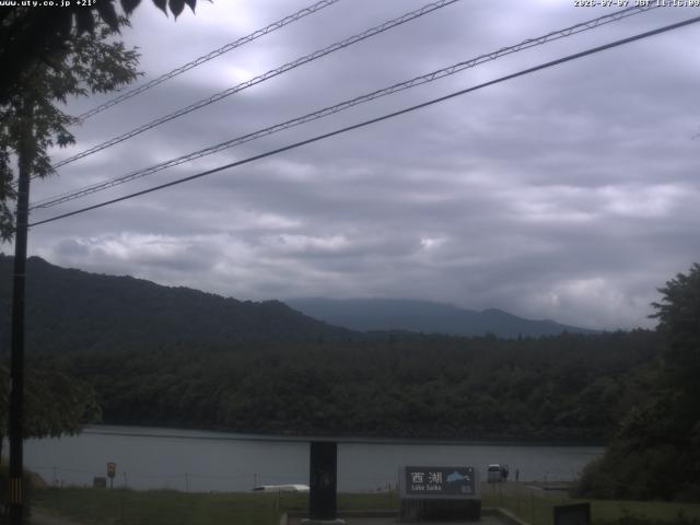 西湖からの富士山