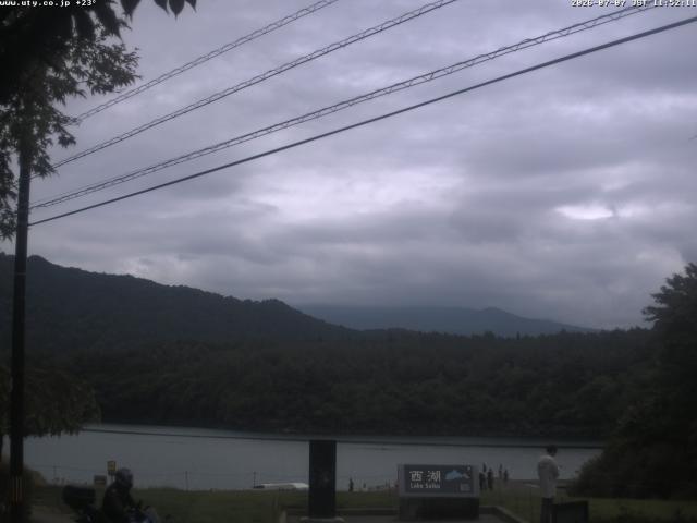 西湖からの富士山