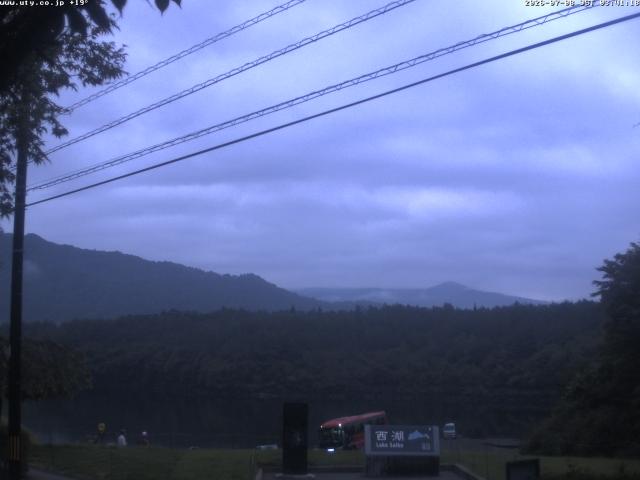 西湖からの富士山
