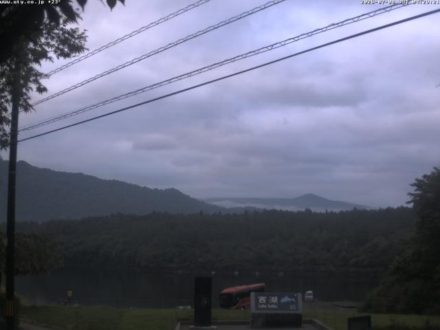 西湖からの富士山