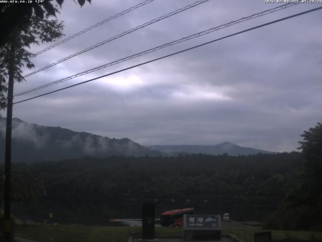 西湖からの富士山