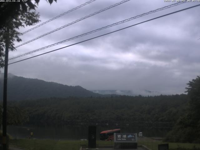 西湖からの富士山