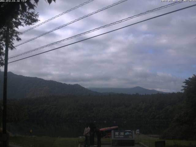 西湖からの富士山