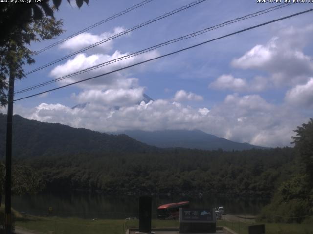 西湖からの富士山