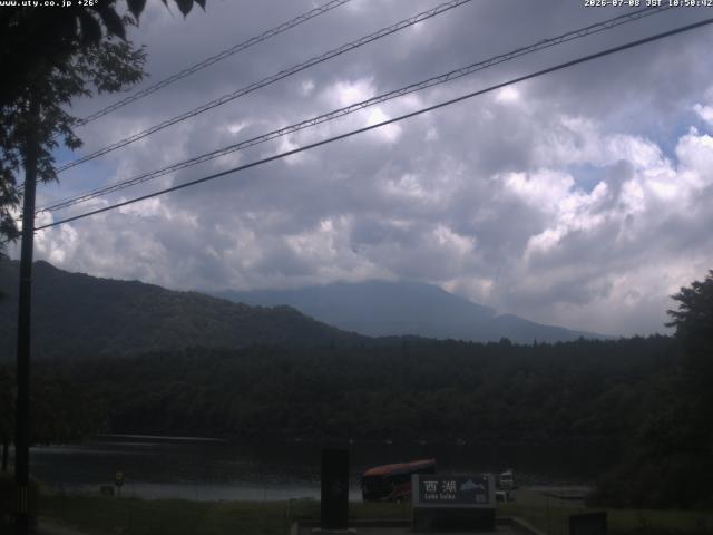 西湖からの富士山