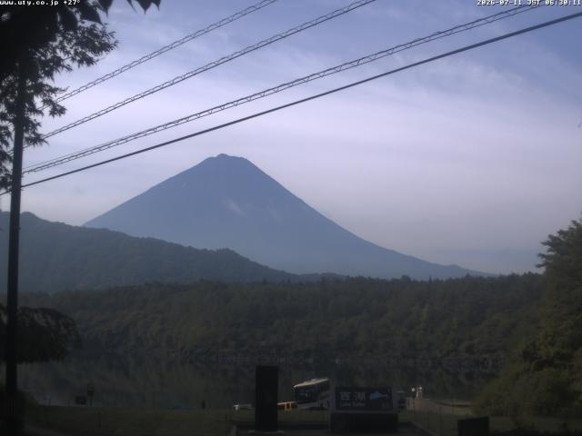西湖からの富士山