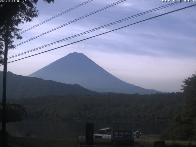 西湖からの富士山