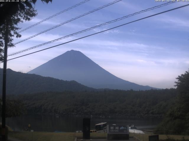 西湖からの富士山