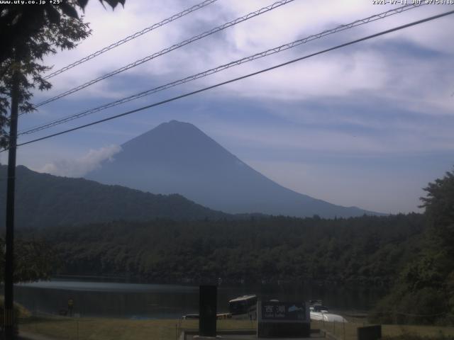 西湖からの富士山