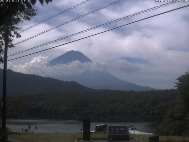西湖からの富士山