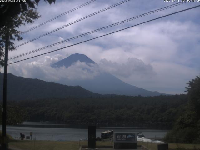 西湖からの富士山