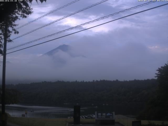 西湖からの富士山