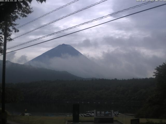 西湖からの富士山