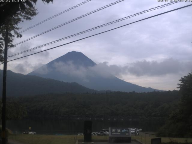 西湖からの富士山