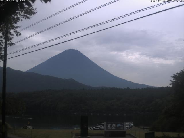 西湖からの富士山