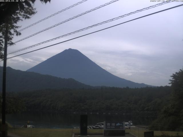 西湖からの富士山