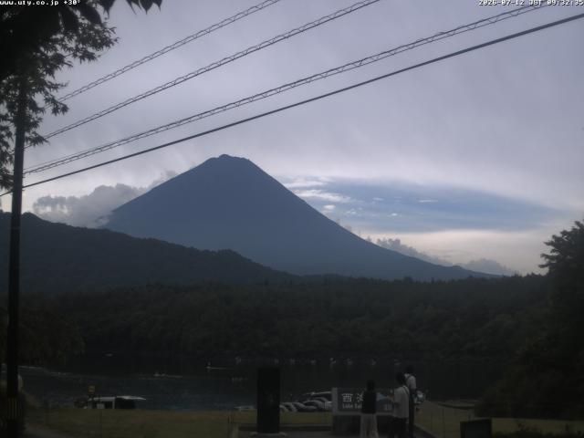 西湖からの富士山