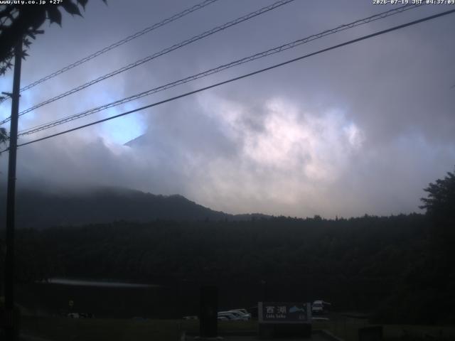 西湖からの富士山