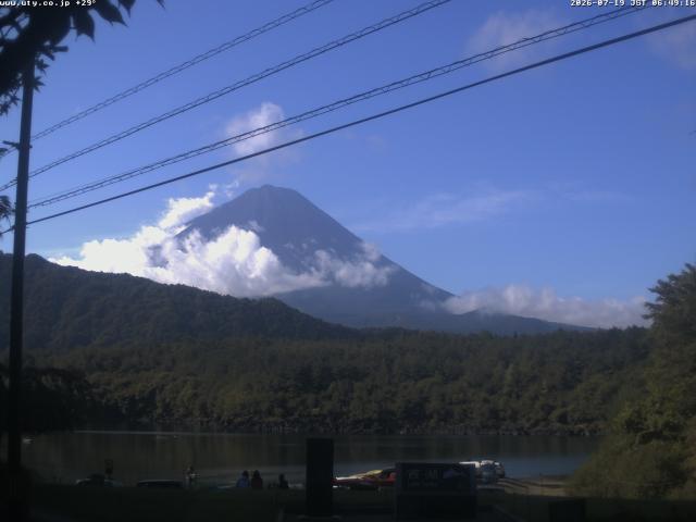 西湖からの富士山