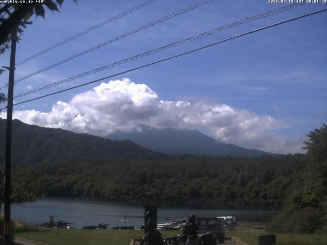 西湖からの富士山