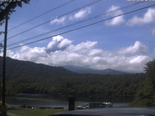 西湖からの富士山