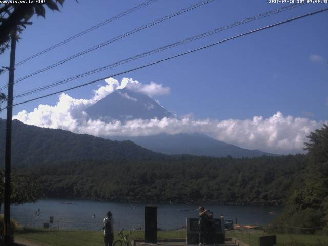 西湖からの富士山