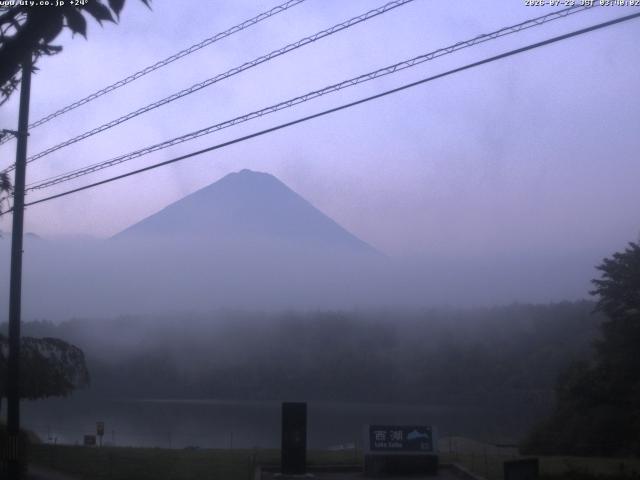西湖からの富士山