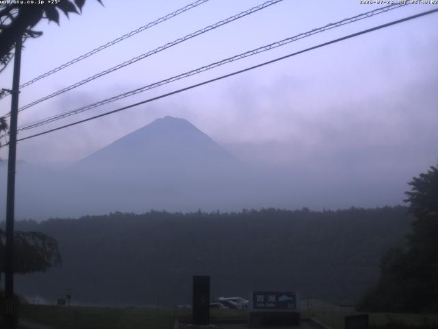 西湖からの富士山