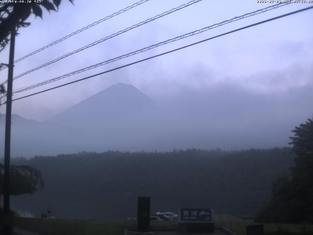 西湖からの富士山