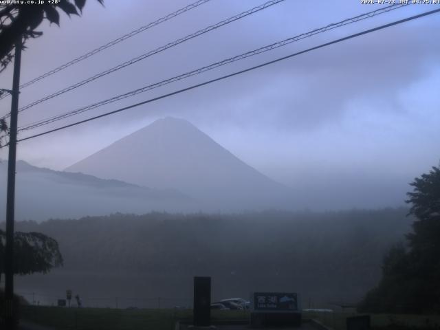 西湖からの富士山