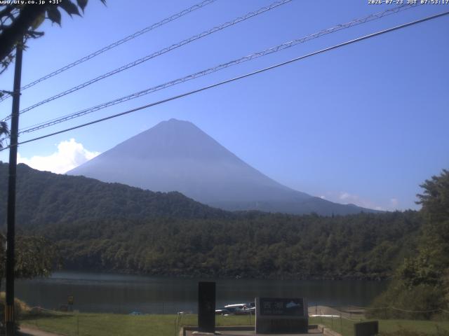 西湖からの富士山