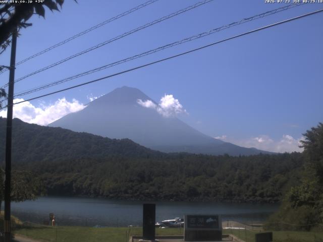 西湖からの富士山