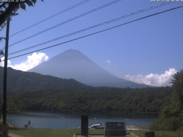 西湖からの富士山