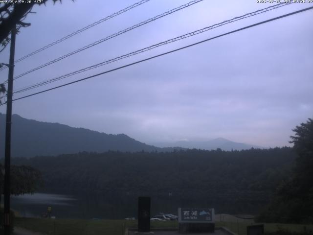西湖からの富士山
