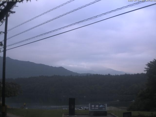 西湖からの富士山