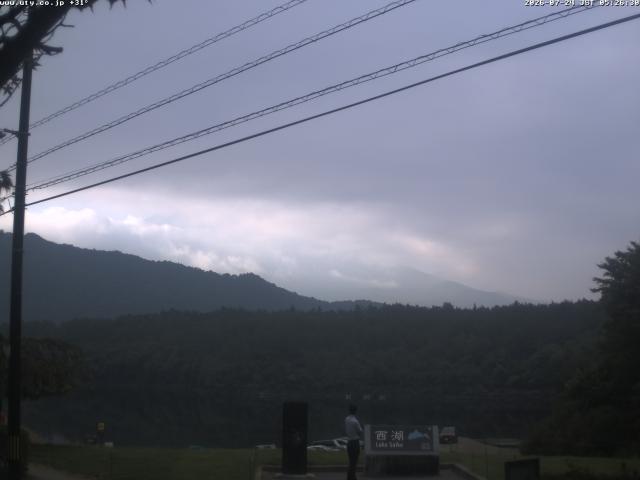 西湖からの富士山