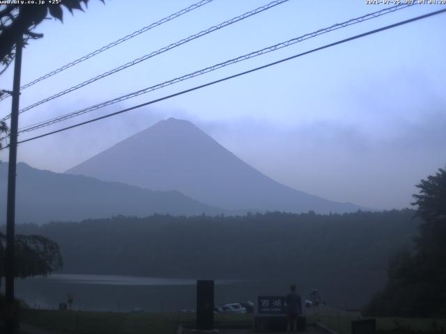 西湖からの富士山