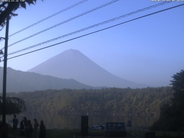 西湖からの富士山