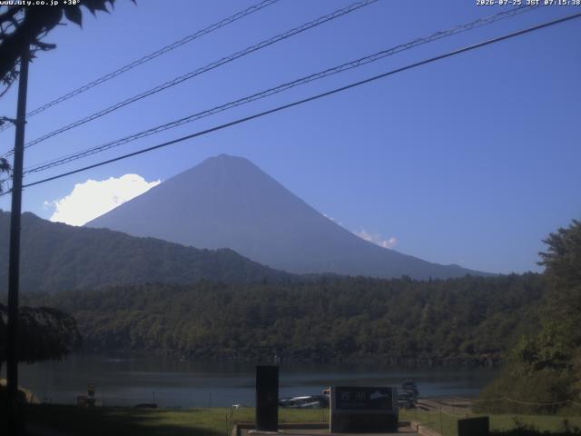 西湖からの富士山