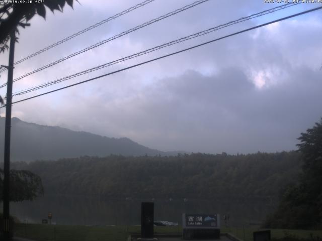 西湖からの富士山